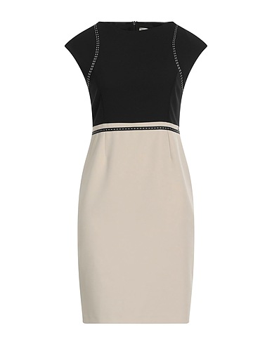 ANGELO MARANI Sheath dress Black 88% Polyester, 12% Elastane