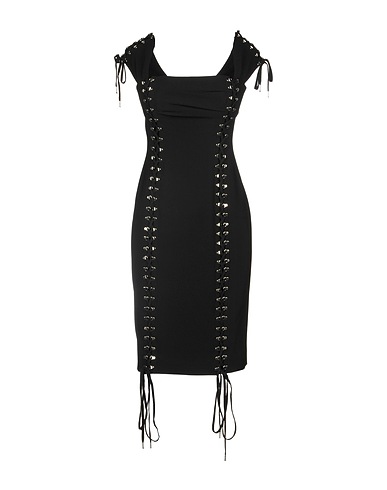 MOSCHINO Short dress Black 64% Triacetate, 36% Polyester