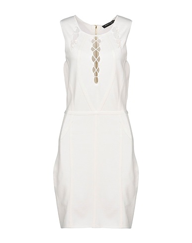 MARCIANO by GUESS Short dress White 83% Viscose, 16% Polyamide, 1% Elastane