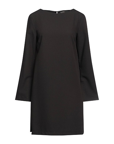 19.70 NINETEEN SEVENTY Short dress Black 75% Polyester, 18% Viloft®, 7% Elastane