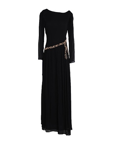 CAVALLI CLASS Long dress Black 100% Viscose
