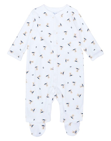 POLO RALPH LAUREN Baby jumpsuit  White 100% Cotton