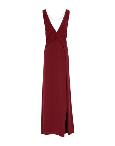 Patrizia Pepe Sera Long Dresses In Red