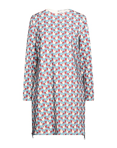 AU JOUR LE JOUR Kurzes Kleid Himmelblau 92% Polyester, 8% Elastan