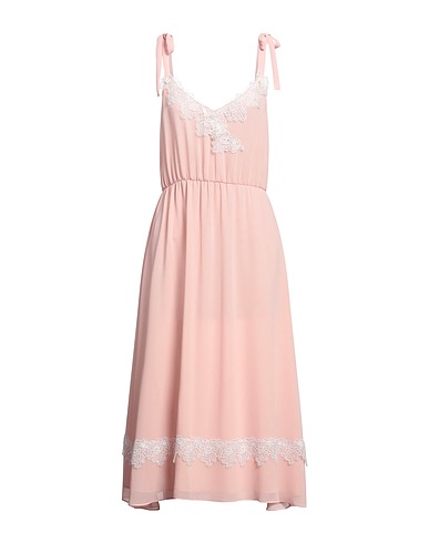 BLUGIRL Midi dress Light pink 100% Polyester