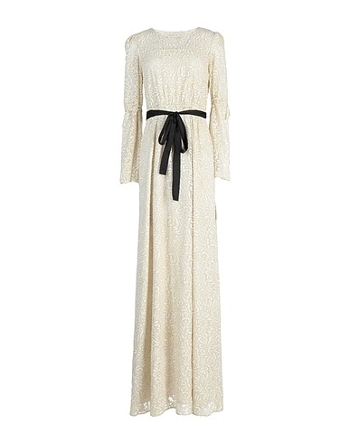 HOSS INTROPIA Long dress Ivory 100% Silk