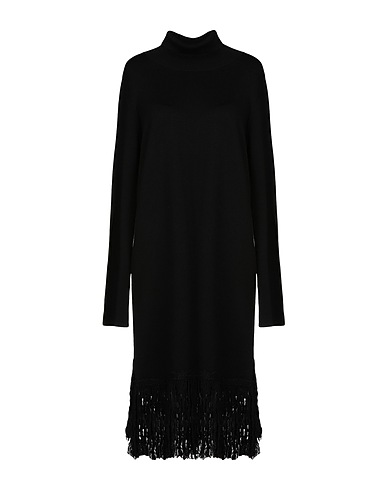 IRIS & INK Kurzes Kleid Schwarz 84% Wolle, 9% Acryl, 4% Polyacryl, 2% Mohair, 1% Viskose