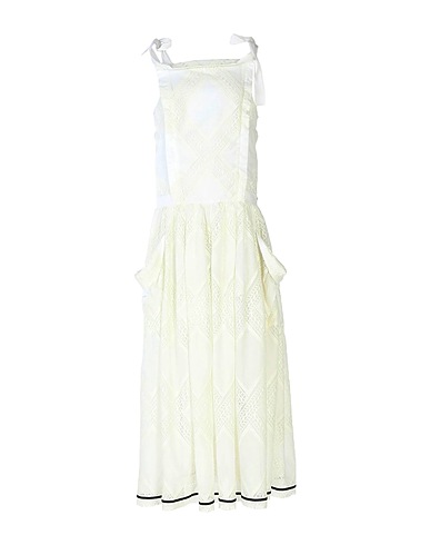 PHILOSOPHY di LORENZO SERAFINI Midi dress Ivory 100% Cotton