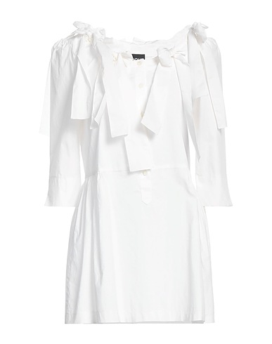 BOUTIQUE MOSCHINO Vestito corto Bianco 96% Cotone, 4% Altre Fibre