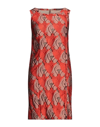 EMILIA WICKSTEAD ミニワンピース・ドレス コーラル ポリエステル 84% / ナイロン 16%
