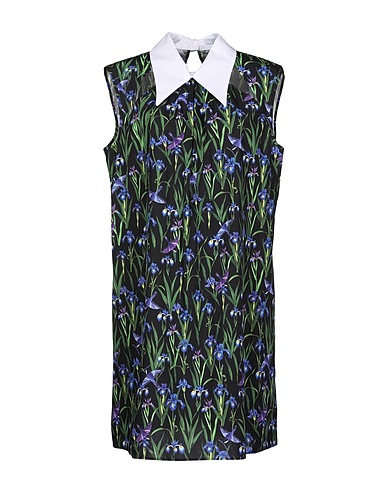 VIVETTA Short dress Black 97% Cotton, 3% Elastane