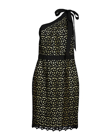 BOUTIQUE MOSCHINO ひざ丈ワンピース ブラック 100% ポリエステル
