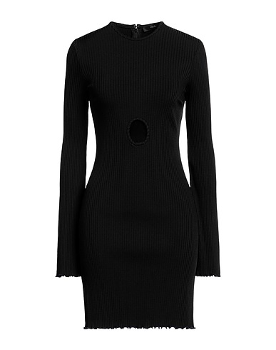 ELLERY Short dress Black 77% Viscose, 18% Nylon, 5% Elastane