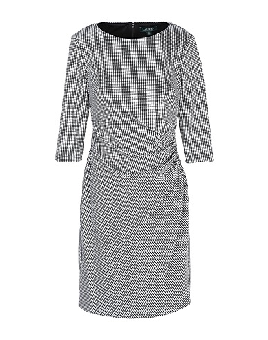 LAUREN RALPH LAUREN Sheath dress Black 62% Polyester, 36% Viscose, 2% Elastane