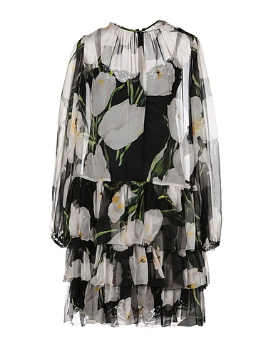 DOLCE&GABBANA Short dress Black 100% Silk