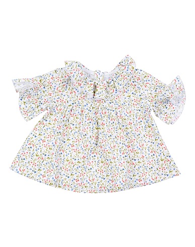 LE BEBÉ Top Bianco 100% Cotone