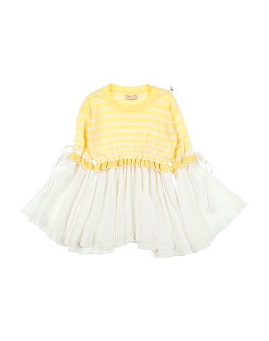 ELISABETTA FRANCHI Sweater Yellow 100% Viscose, Cotton