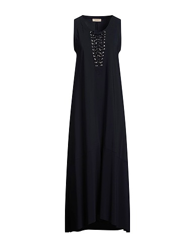 MARANI JEANS Long dress Midnight blue 91% Polyamide, 9% Elastane
