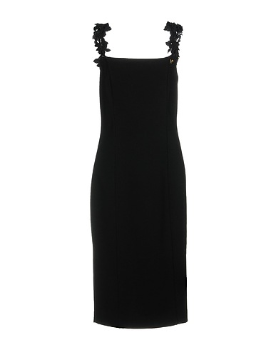 CAVALLI CLASS Midi dress Black 69% Viscose, 25% Polyamide, 6% Elastane