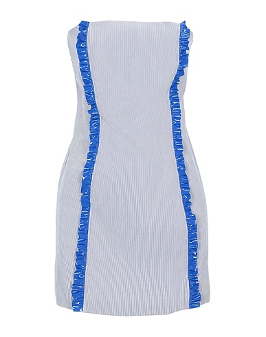 PETER A & CHRONICLES Sheath dress Blue 60% Polyamide, 35% Cotton, 5% Elastane