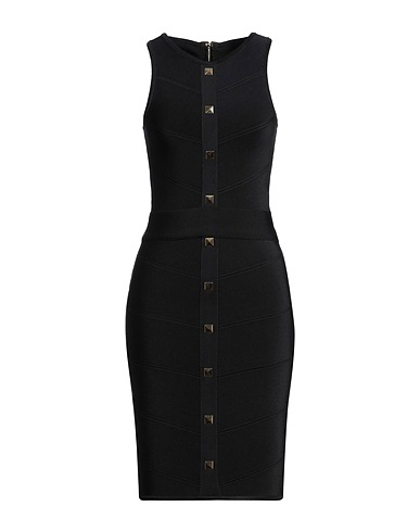 MARCIANO by GUESS Sheath dress Black 83% Viscose, 16% Polyamide, 1% Elastane