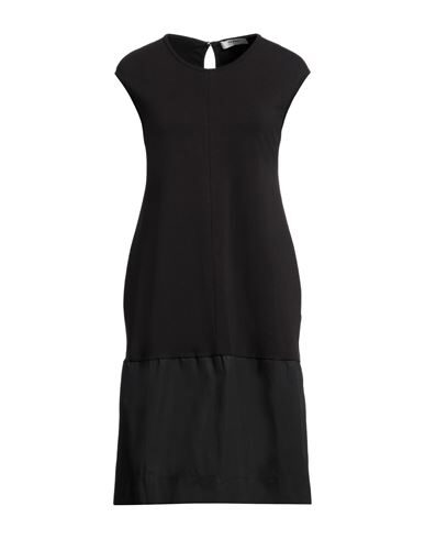 Alpha Studio Midi Dresses In Dark Blue
