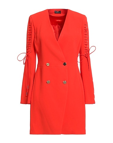 ELISABETTA FRANCHI Kleid für besondere Anlässe Koralle 51% Viskose, 46% Acetat, 3% Elastan