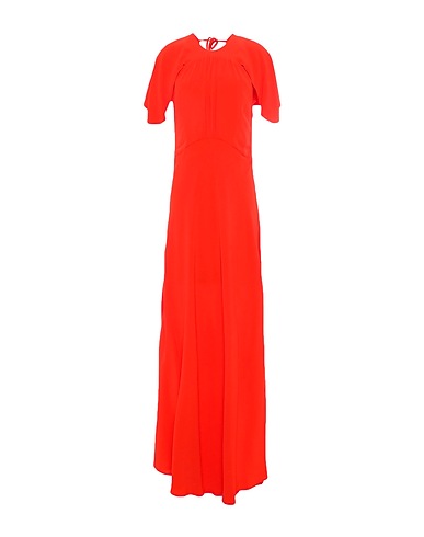 ERIKA CAVALLINI Long dress Orange 100% Viscose