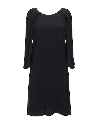 LIU •JO Short dress Black 99% Viscose, 1% Elastane, Polyester