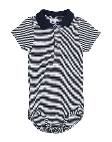 PETIT BATEAU Strampelanzug Nachtblau 100% Baumwolle