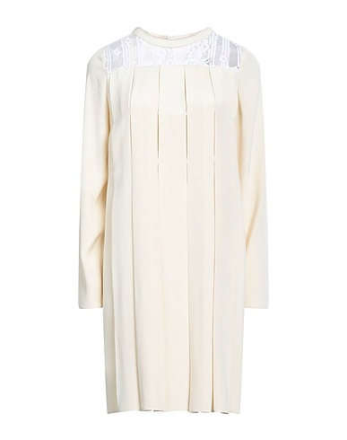 VALENTINO GARAVANI Vestito corto Avorio 100% Seta, Viscosa, Cotone, Poliammide