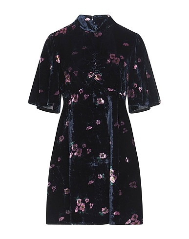 FREE PEOPLE Short dress BE MY BABY MINI	 Midnight blue 75% Viscose, 25% Nylon