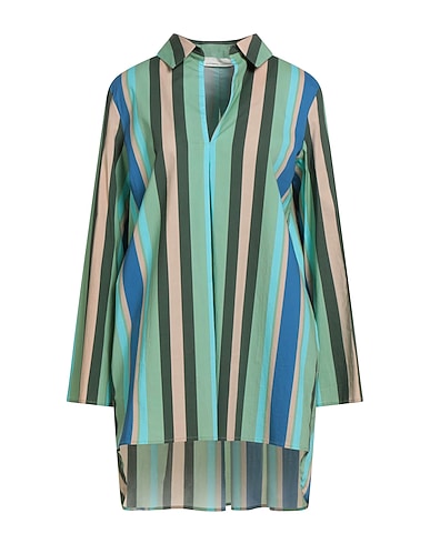 LIVIANA CONTI Shirt dress 96% Cotton, 4% Elastane