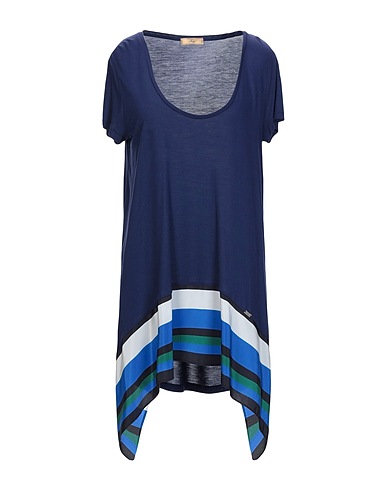 FAY T-shirt Midnight blue 100% Viscose, Silk