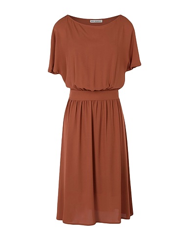 RUE•8ISQUIT Midi dress Brown 100% Polyester