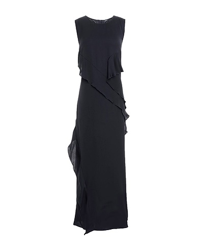 SEVENTY VENEZIA Midi dress Black 100% Viscose