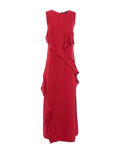 SEVENTY VENEZIA Midi dress Red 100% Viscose