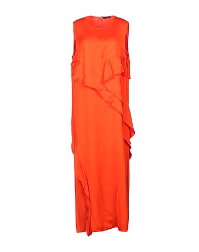 SEVENTY VENEZIA Vestito midi Arancione 100% Viscosa