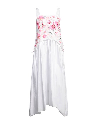 ERMANNO SCERVINO Vestito lungo Bianco 100% Cotone
