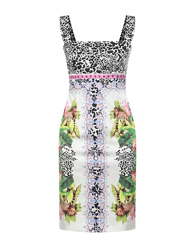 ANGELO MARANI Midi dress 60% Cotton, 38% Viscose, 2% Elastane