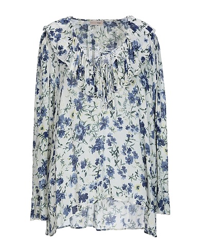 SCEE by TWINSET Top Avorio 100% Viscosa