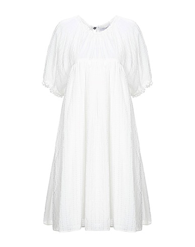 VIVETTA Short dress White 89% Viscose, 11% Polyamide