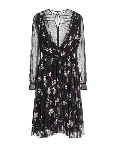 VALENTINO GARAVANI Midi dress Black 100% Silk, Polyamide, Elastane