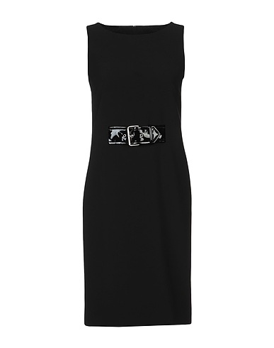 MOSCHINO 미니 원피스 블랙 89% 폴리에스테르, 11% 폴리우레탄