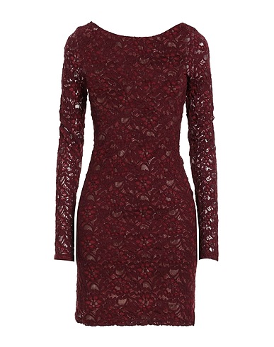 CYCLE Vestito corto Bordeaux 60% Cotone, 40% Poliammide