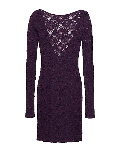 CYCLE Short dress Purple 60% Cotton, 40% Polyamide