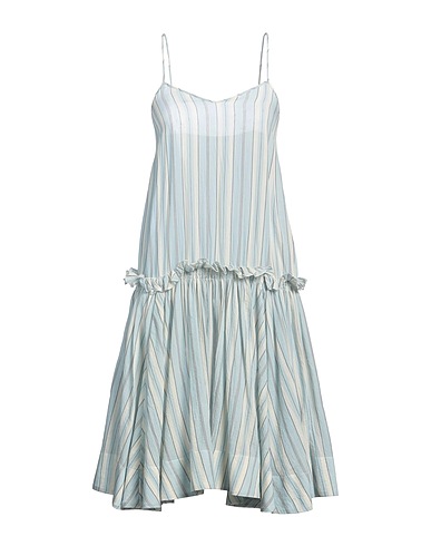 VIVETTA Midi dress Sky blue 100% Cotton