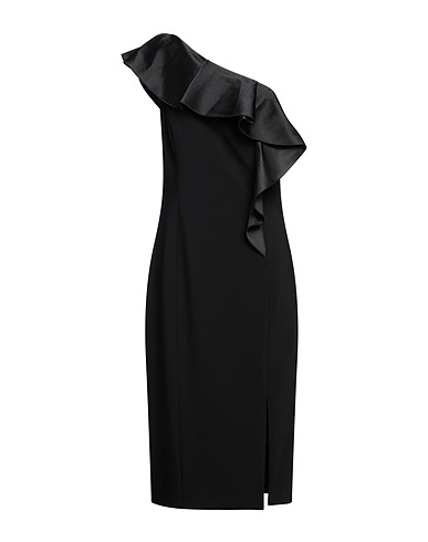 MICHAEL KORS COLLECTION Elegant dress Black 90% Virgin Wool, 8% Polyamide, 2% Elastane, Wool, Silk