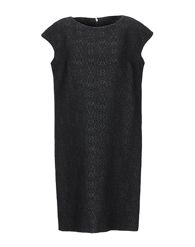 ASPESI Short dress Black 49% Polyester, 33% Acrylic, 14% Wool, 4% Polyamide