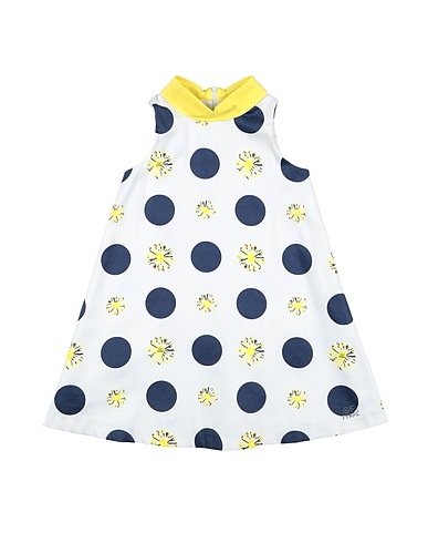 GF FERRE' Dress White 97% Cotton, 3% Elastane